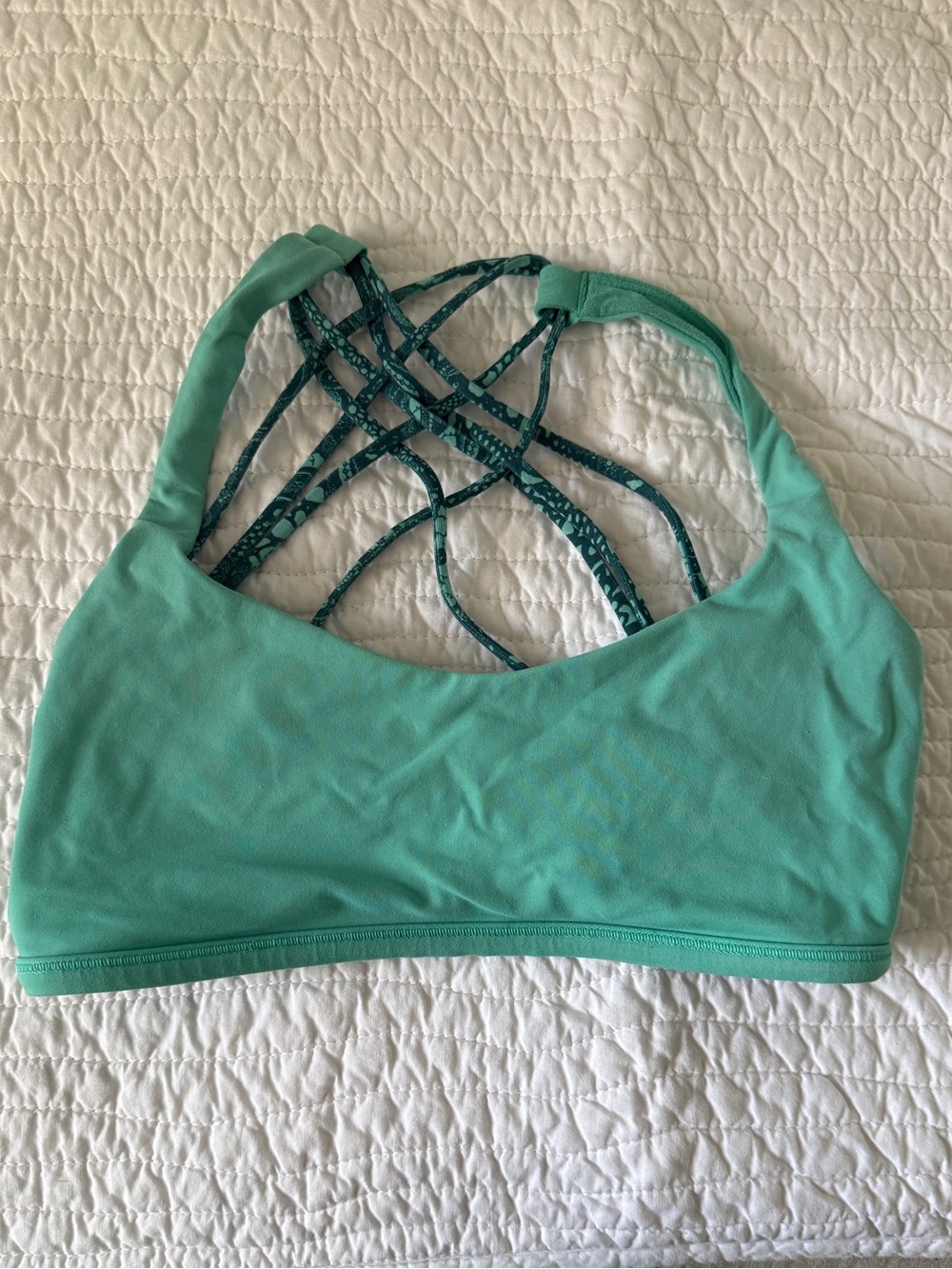 Teal Lululemon Bra
